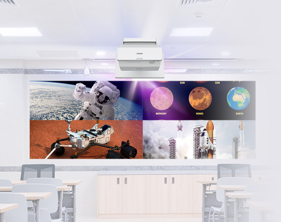 Proyector interactivo en sala de reuniones — SYSI Paraguay